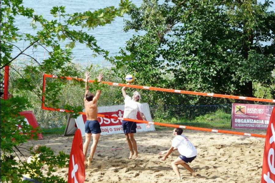 Sportnetze knotenlose Sicherheitshängematten Seile Polen 01